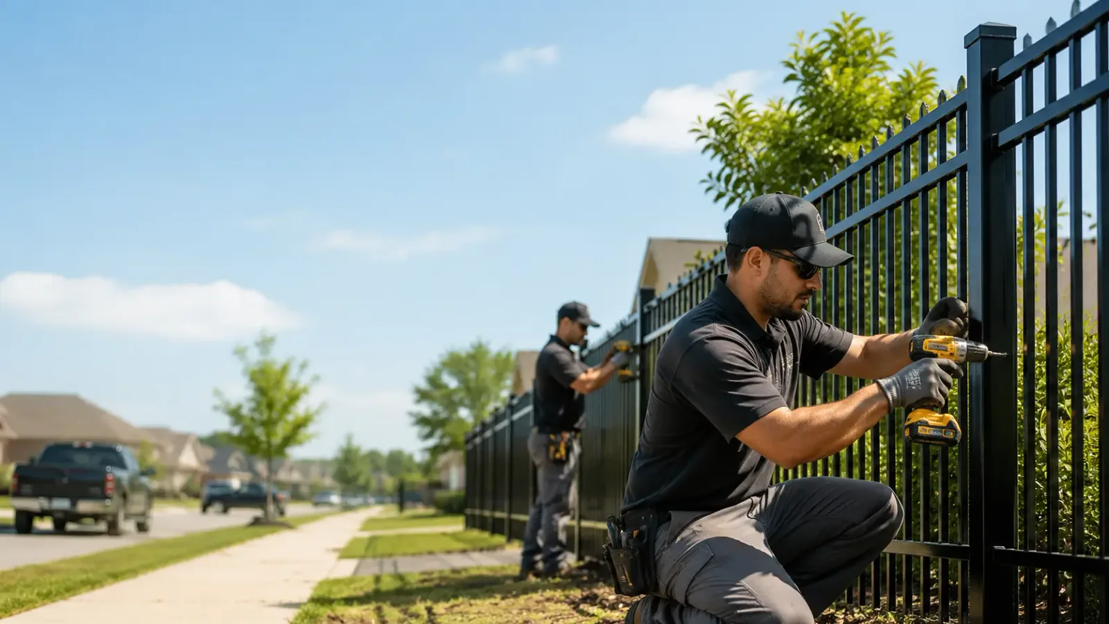 Metal Fence Installation in Venus, TX